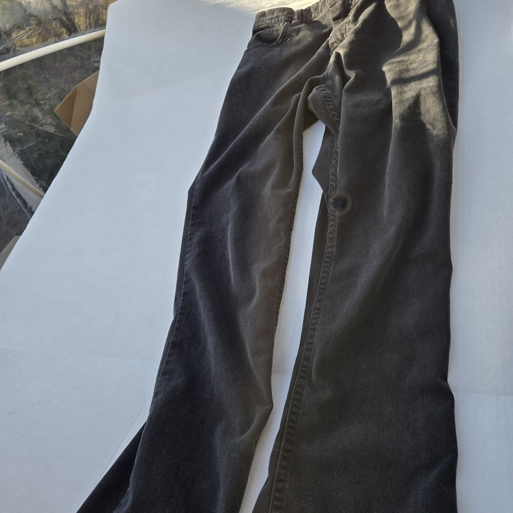 Black Straight-Leg Jeans